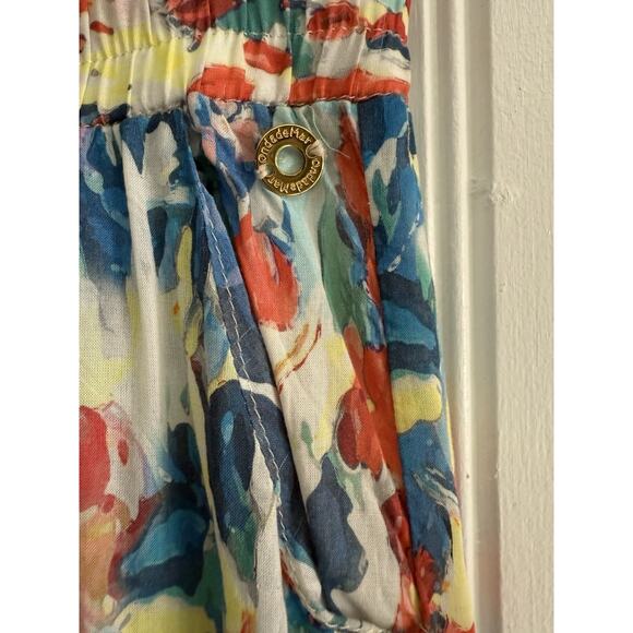 OndadeMar Small Drawstring Semi Sheer Rayon Abstract Jogger Pants Swim Cover - Picture 5 of 11